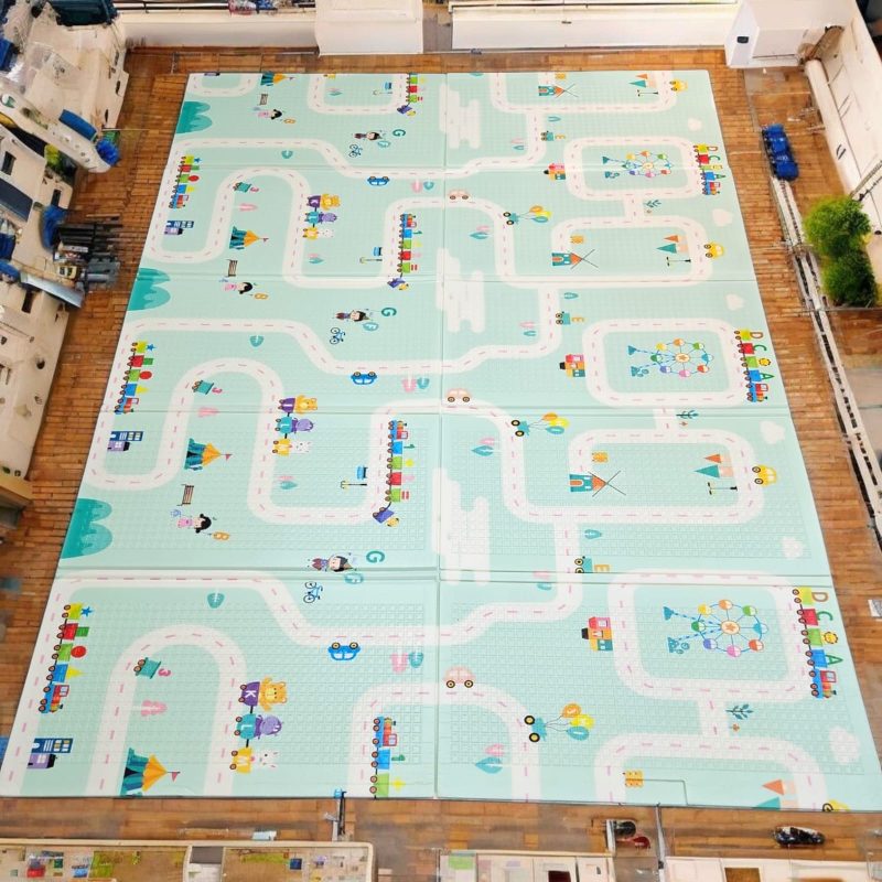 8 mm Small size Baby Play Mat - Foldable PlayMats, Floor Playmat for Babies 0 to 12 Months, Kids Playing Mat, Crawling Baby playmat, Waterproof, Extra Large Size (8mm), Reversible Foam Playmat - Image 3