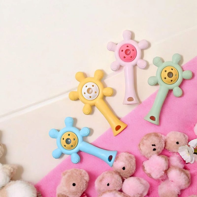 Baby Rattle Teethers,Engaging bell sounds