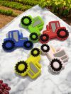 Tractor Shaped Teether for Babies to soothen Their Gums, Easy to Grasp and chew with Rattle Sounds, 3 Months & Above, Infant Toys