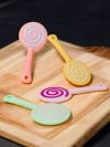 Lollipop Shape Silicone Baby Teether for Babies Teething Relief Soothing Sore Gums Chew Infant Toys