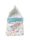 3 in 1 Baby Sleeping Bag and Carry Nest |Muslin Cotton Bedding Set for Infants and New Born Baby | Portable and Travel Friendly