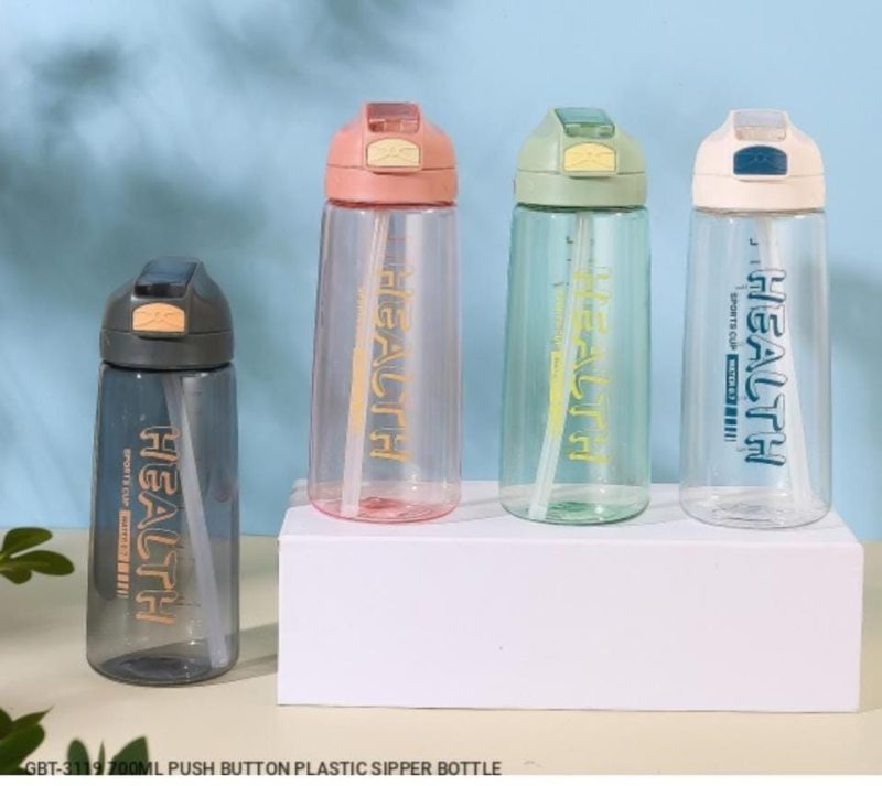 GBT-3119 Sport Water Bottle Sipper with Straw & Handle – 700ml