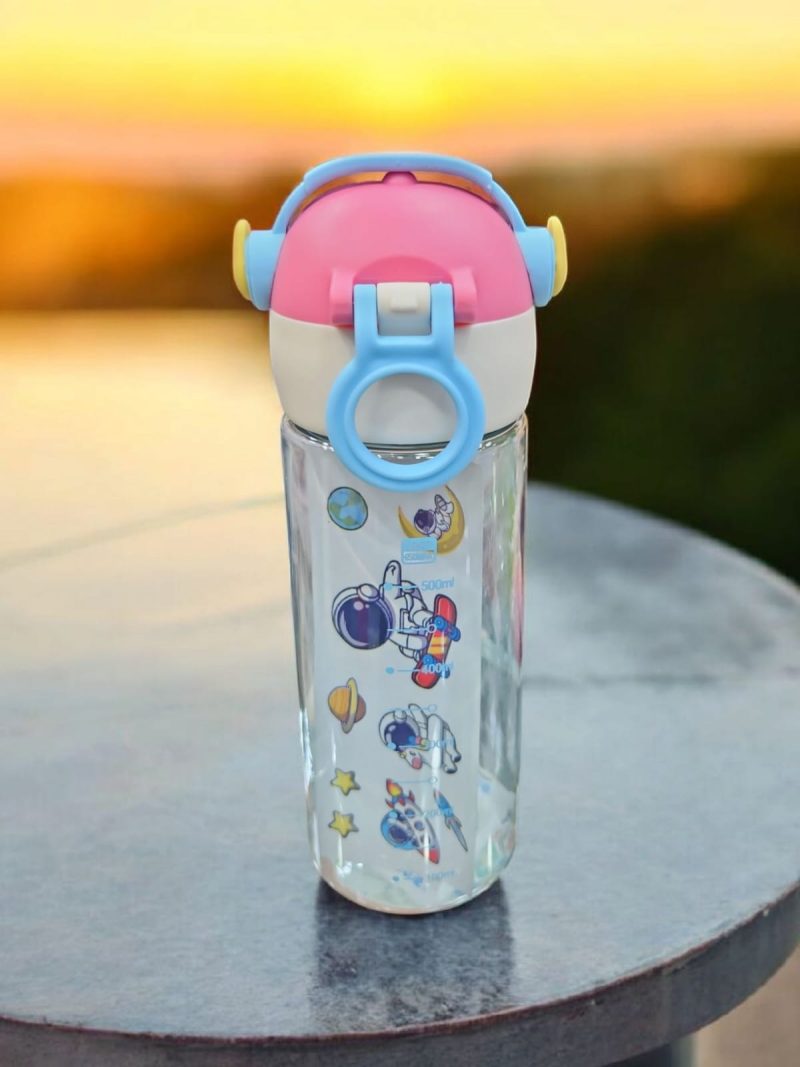 GBT-4991 Baby Giffy Sipper for Infant/Toddler 650ml, Anti-Spill Sippy Cup with Soft Silicone Straw BPA Free, - Image 4