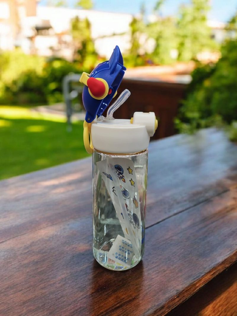 GBT-4991 Baby Giffy Sipper for Infant/Toddler 650ml, Anti-Spill Sippy Cup with Soft Silicone Straw BPA Free, - Image 5