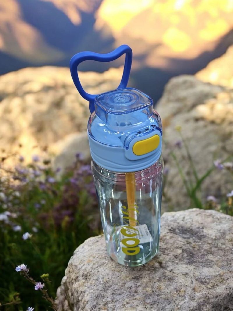 GBT-4883 Sport Water Bottle Sipper with Straw & Handle - 750ml - Image 4