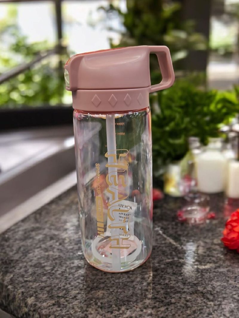GBT-3119 Sport Water Bottle Sipper with Straw & Handle – 700ml - Image 3