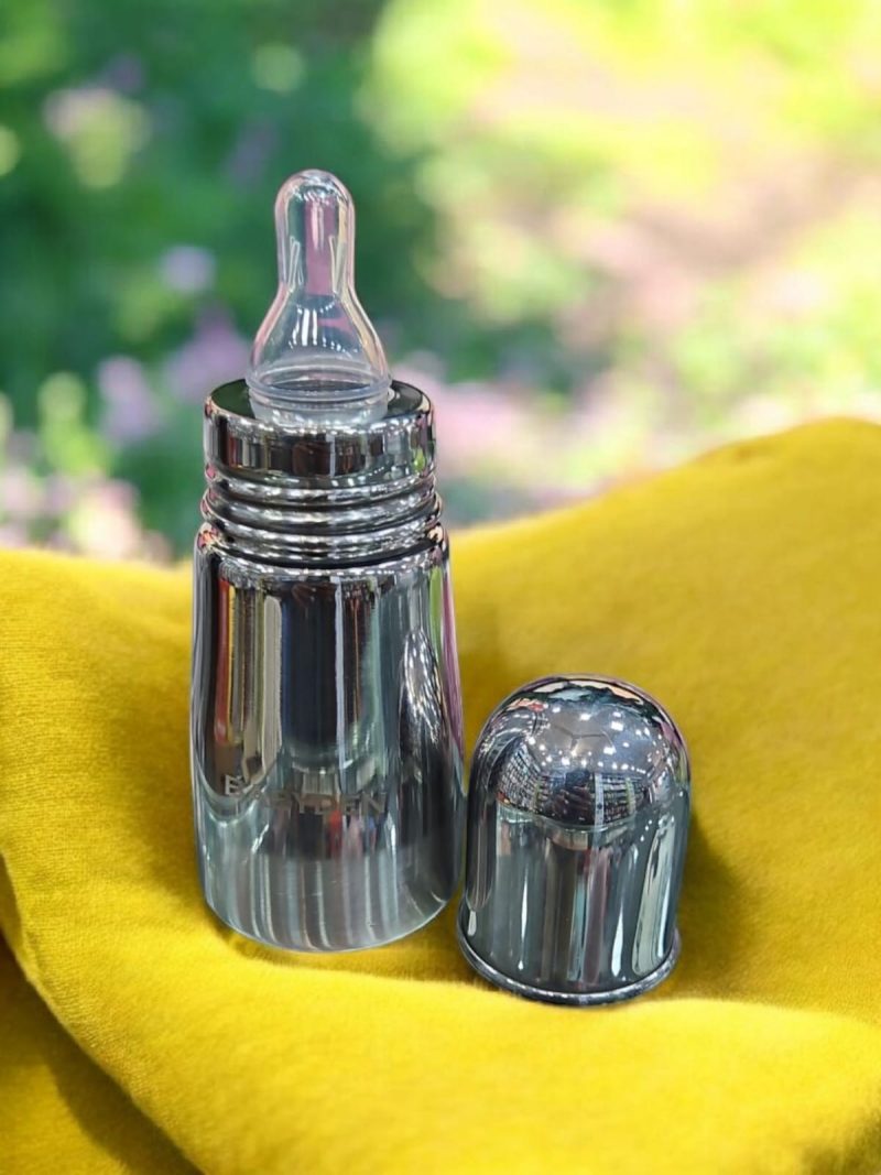 Stainless Steel Baby Feeding Milk Bottle, Milk Feeding, Water Feeding - Image 2