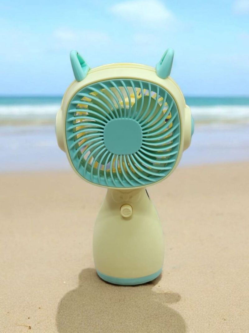 USB Rechargeable 3 speed Mini Portable Hand Fan With Noise Cancelling Design Battery Operated Personal Fan for Women, Office, Travel, Mini USB Desk Fan for Home, Kitchen, Dining Room - Image 2