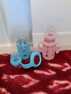 Baby Glass Feeding Bottle with outer silicone protection layer(60ml,120ml,240ml)