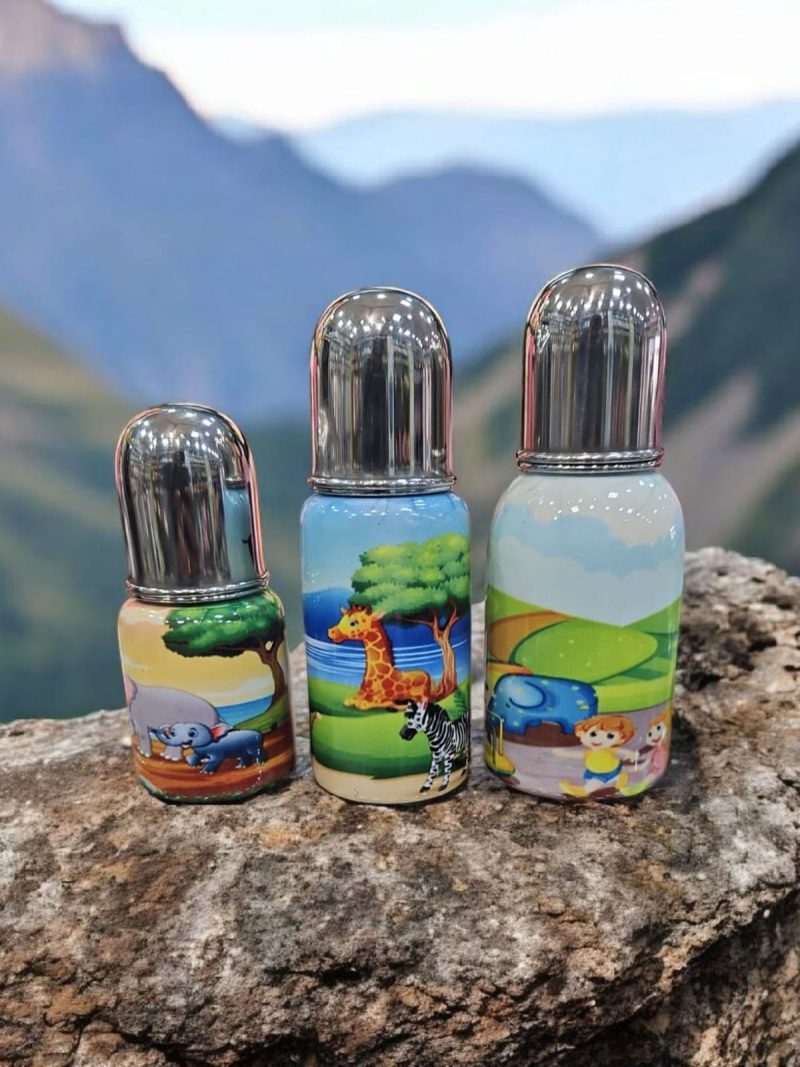 Fancy Stainless Steel Baby Feeding Milk Bottle, Milk Feeding, Water Feeding