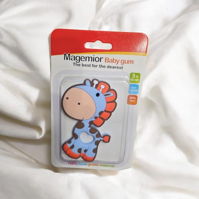 Baby Soft Silicone Giraffe Shape Teething Toy