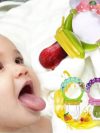 Silicone 3 In 1 Feeder, Teether & Pacifier For Kids 4 Months+ | Fruits, Vegetables, Breast Milk, Puree Feeder | Pacifier And Teether Toy For Babies