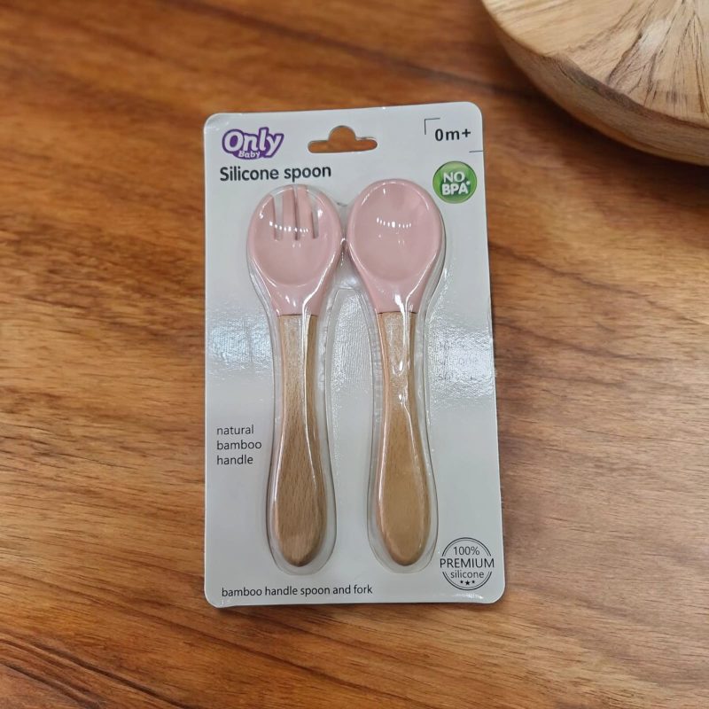 Baby Self Feeding Spoon Set, Soft Silicone Tip, Bpa Free, 2 Pcs - Image 4