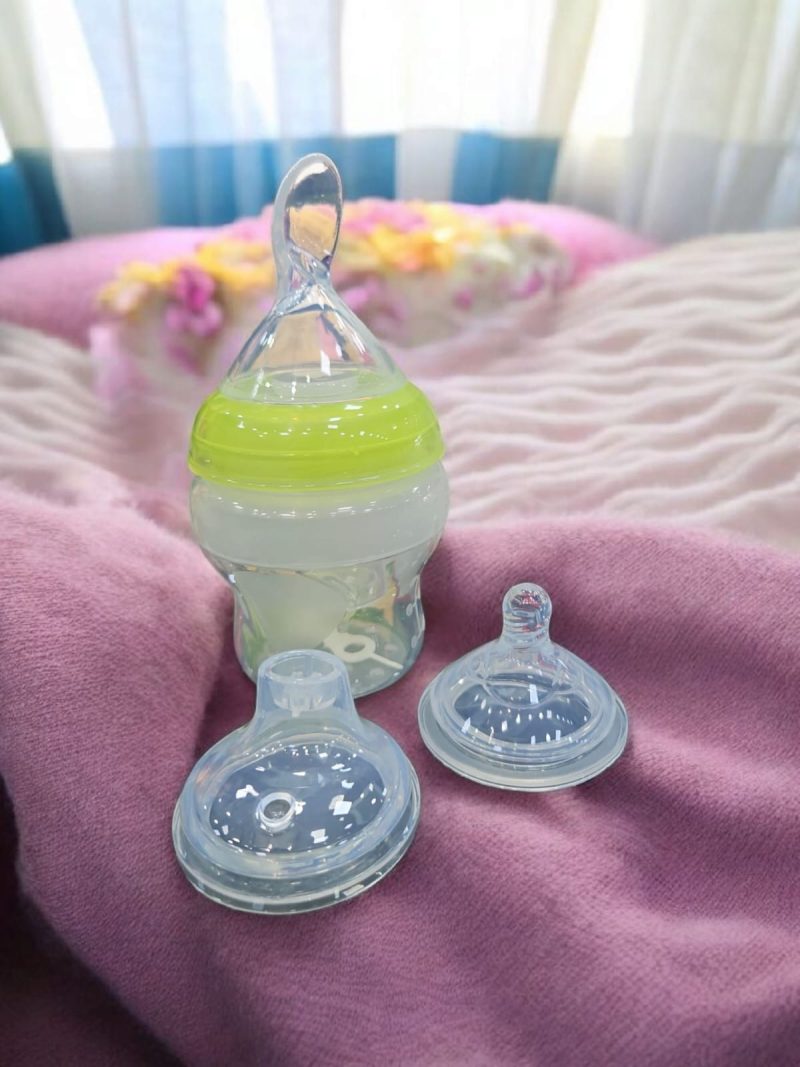 4 in 1 Feeding silicone Bottle Set |  BPA Free Silicone Baby Bottle