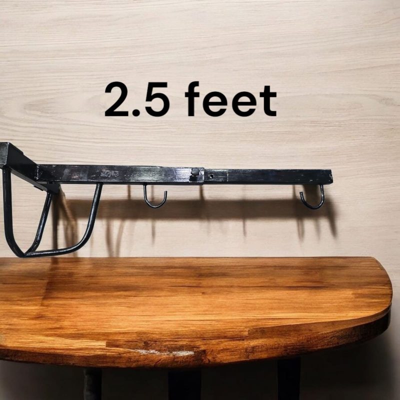 Foldable window cradle | Weight Capacity Up to 30 Kg | Age from 0-24 Months | Premium Metal Plate Cradle Hanger (Black) - Image 8