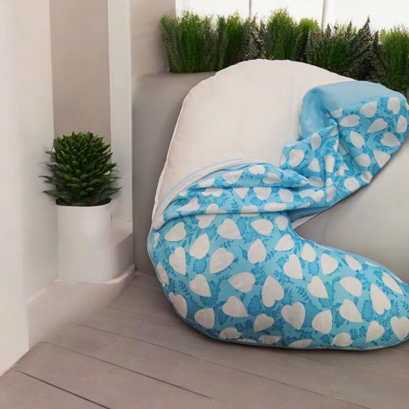 Newborn Nursing Feeding Pillow, Breastfeeding Pillows with Removable Cover, Infant Support for Baby and Mom Cradle 0-24 Months - Image 8