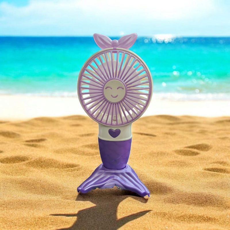 USB Rechargeable 3 speed Mini Portable Hand Fan With Noise Cancelling Design Battery Operated Personal Fan for Women, Office, Travel, Mini USB Desk Fan for Home, Kitchen, Dining Room
