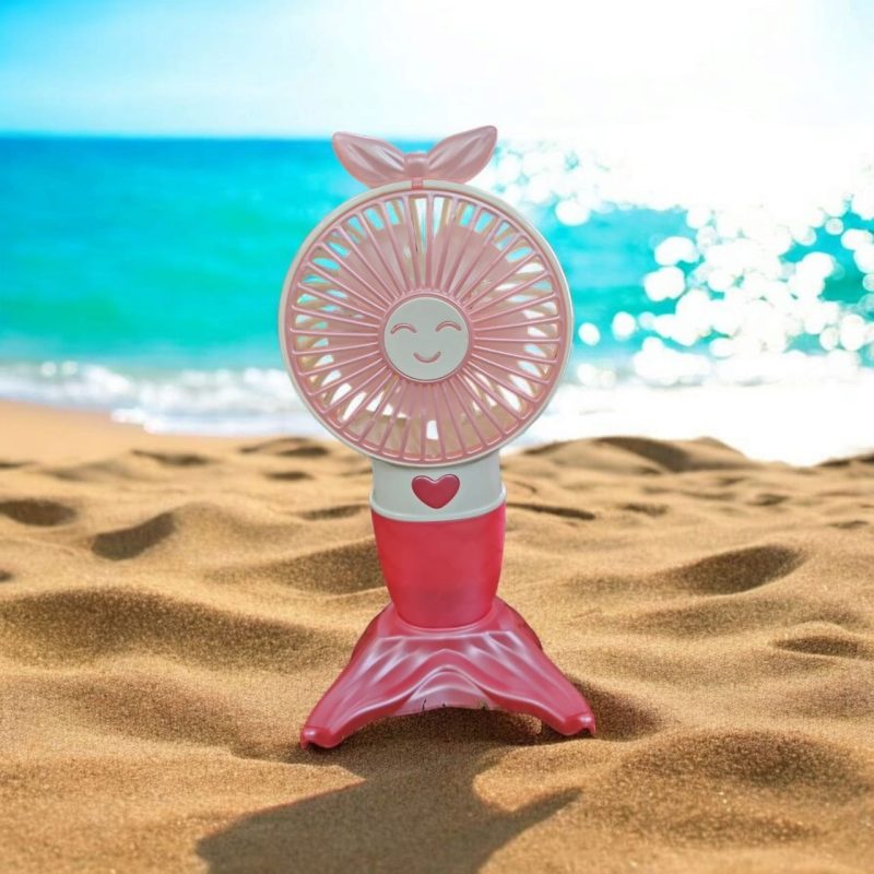 USB Rechargeable 3 speed Mini Portable Hand Fan With Noise Cancelling Design Battery Operated Personal Fan for Women, Office, Travel, Mini USB Desk Fan for Home, Kitchen, Dining Room - Image 4
