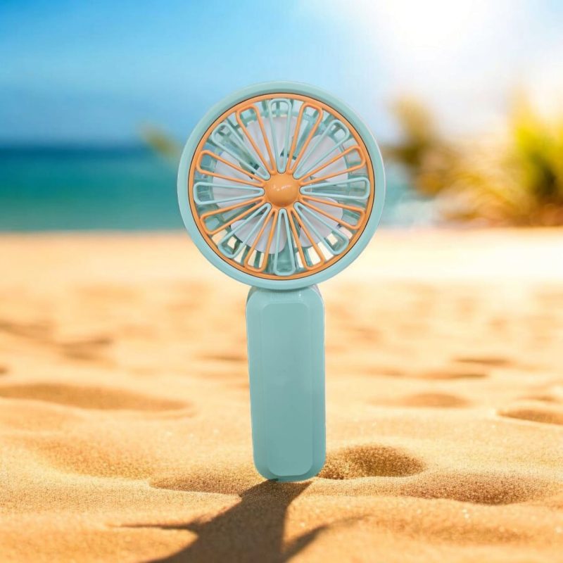 USB Rechargeable 3 speed Mini Portable Hand Fan With Noise Cancelling Design Battery Operated Personal Fan for Women, Office, Travel, Mini USB Desk Fan for Home, Kitchen, Dining Room - Image 4