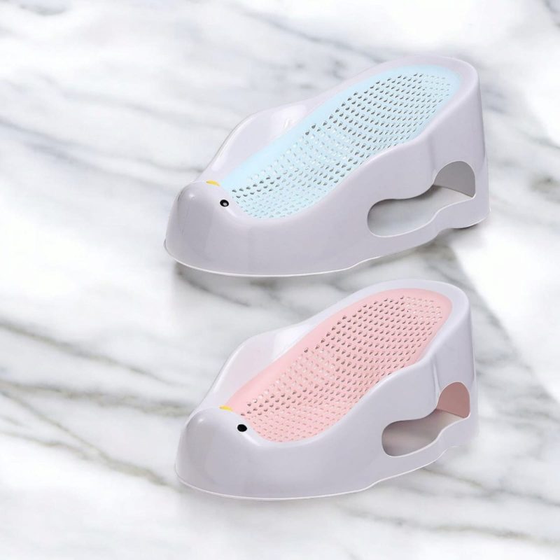 Baby Bath Support New Born Baby Bather Baby Silicone Bath Chair