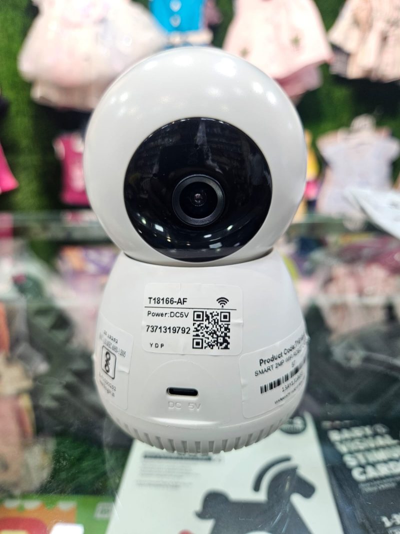 Wi-fi Baby safety Camera with Pan Tilt 360° View, 2 Way Talk, Cloud Monitor, Motion Detect, Supports SD Card Up to 256 GB, Night Vision, Alexa (2mp-Robot)