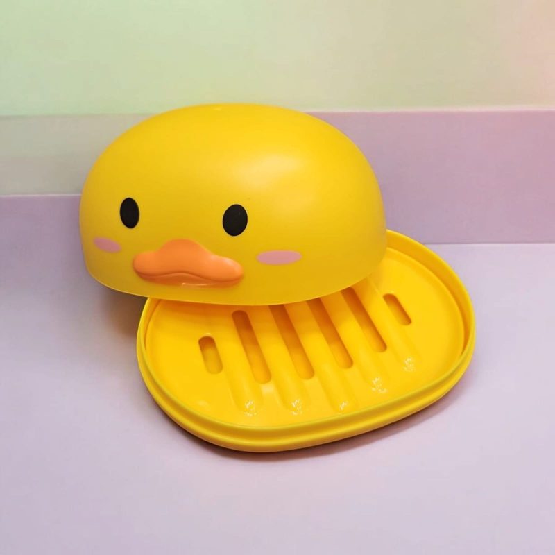 Hello  Soap Case Bathtub Soap Box, Soap Dish Holder for Kids, Soap Stand with Cover - Image 4