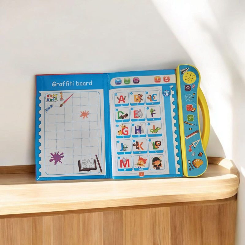 Intelligence Study Book | Touch And Learn | Musical English Educational Phonetic Learning Book for 3 + Year Kids | Indian Made - Image 4