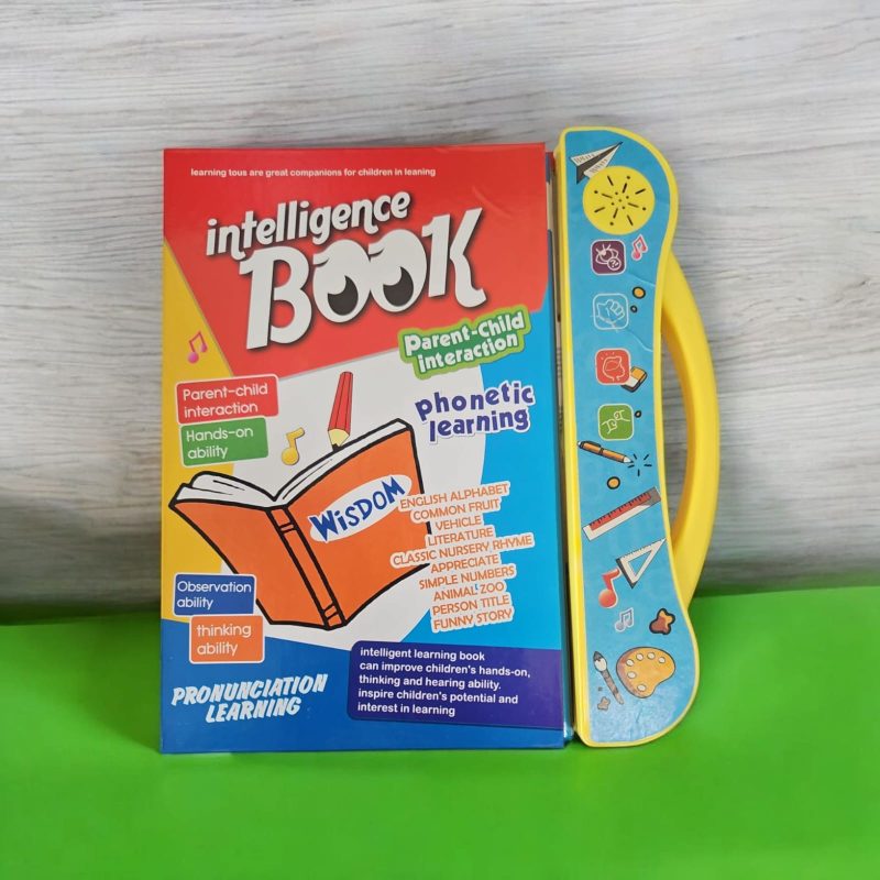 Intelligence Study Book | Touch And Learn | Musical English Educational Phonetic Learning Book for 3 + Year Kids | Indian Made - Image 2