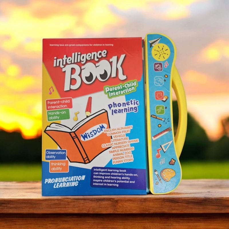 Intelligence Study Book | Touch And Learn | Musical English Educational Phonetic Learning Book for 3 + Year Kids