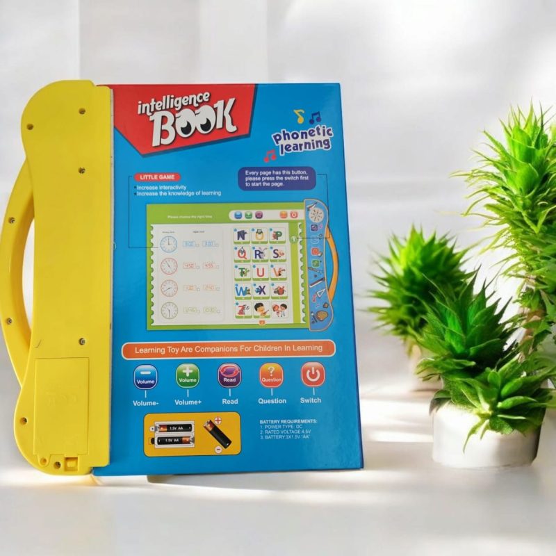 Intelligence Study Book | Touch And Learn | Musical English Educational Phonetic Learning Book for 3 + Year Kids - Image 4