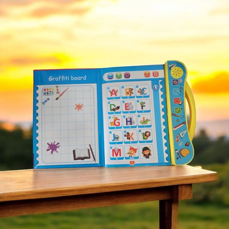 Intelligence Study Book | Touch And Learn | Musical English Educational Phonetic Learning Book for 3 + Year Kids - Image 3
