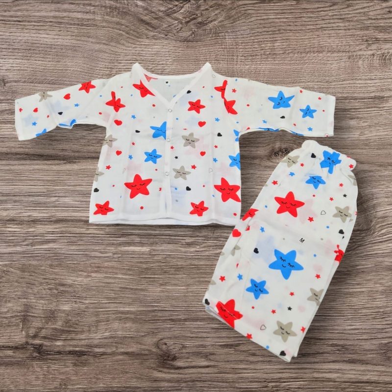 Organic Cotton Muslin Full-Sleeve Set - Image 7