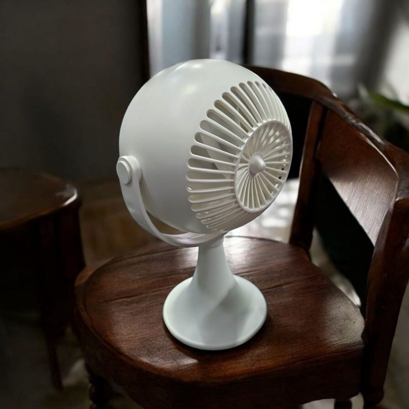 USB Rechargeable 3 speed Mini Portable Hand Fan With Noise Cancelling Design Battery Operated Personal Fan for Women, Office, Travel, Mini USB Desk Fan for Home, Kitchen, Dining Room - Image 2