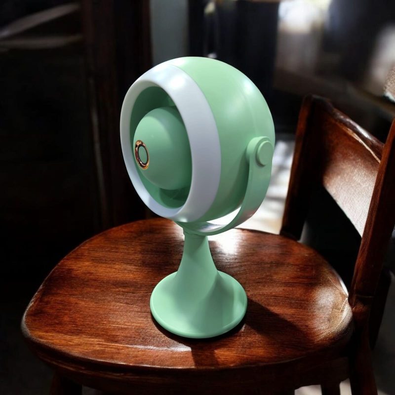 USB Rechargeable 3 speed Mini Portable Hand Fan With Noise Cancelling Design Battery Operated Personal Fan for Women, Office, Travel, Mini USB Desk Fan for Home, Kitchen, Dining Room - Image 4