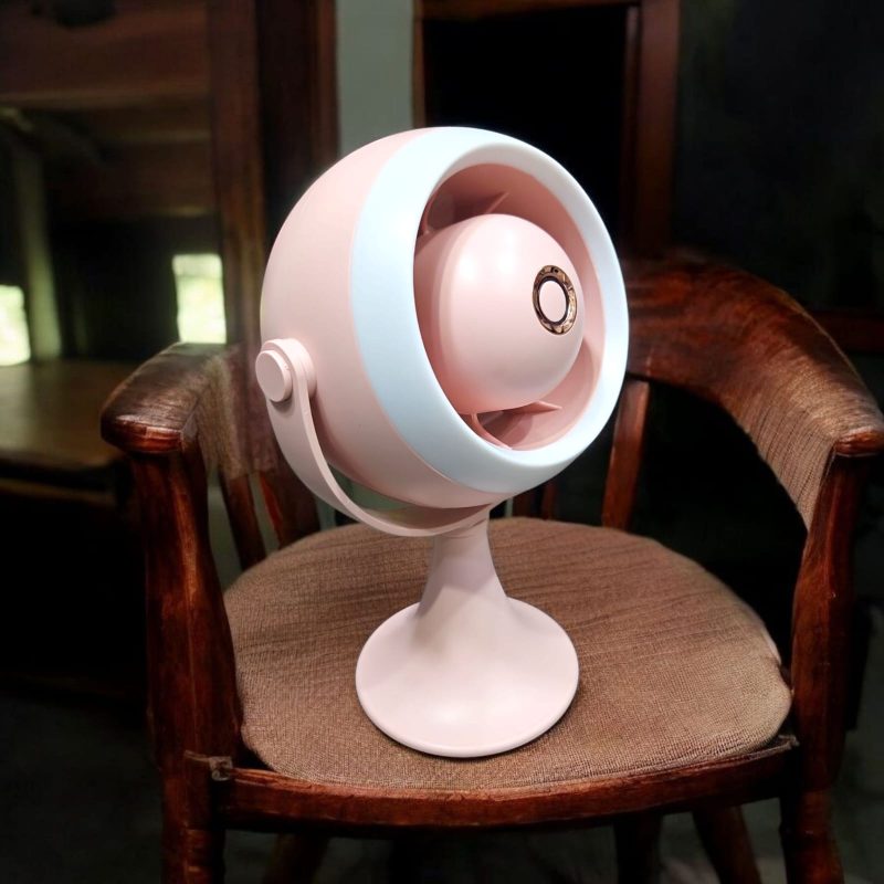 USB Rechargeable 3 speed Mini Portable Hand Fan With Noise Cancelling Design Battery Operated Personal Fan for Women, Office, Travel, Mini USB Desk Fan for Home, Kitchen, Dining Room - Image 5