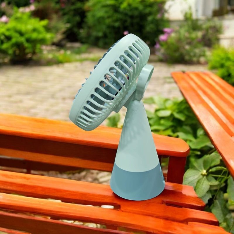 USB Rechargeable 3 speed Mini Portable Hand Fan With Noise Cancelling Design Battery Operated Personal Fan for Women, Office, Travel, Mini USB Desk Fan for Home, Kitchen, Dining Room - Image 2