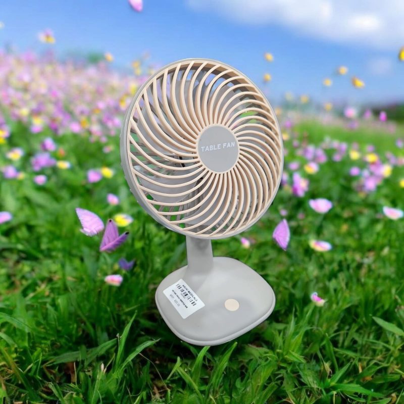 USB Rechargeable 3 speed Mini Portable Hand Fan With Noise Cancelling Design Battery Operated Personal Fan for Women, Office, Travel, Mini USB Desk Fan for Home, Kitchen, Dining Room - Image 3
