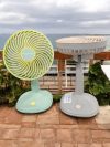 USB Rechargeable 3 speed Mini Portable Hand Fan With Noise Cancelling Design Battery Operated Personal Fan for Women, Office, Travel, Mini USB Desk Fan for Home, Kitchen, Dining Room