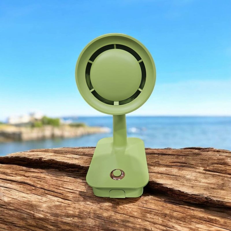 USB Rechargeable 3 speed Mini Portable Hand Fan With Noise Cancelling Design Battery Operated Personal Fan for Women, Office, Travel, Mini USB Desk Fan for Home, Kitchen, Dining Room - Image 2