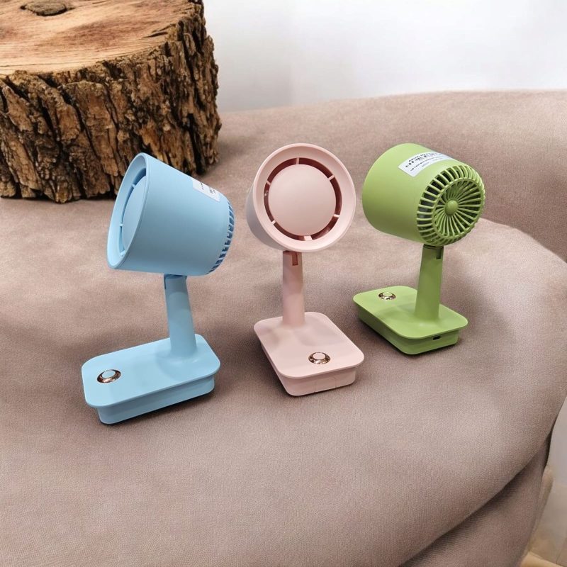 USB Rechargeable 3 speed Mini Portable Hand Fan With Noise Cancelling Design Battery Operated Personal Fan for Women, Office, Travel, Mini USB Desk Fan for Home, Kitchen, Dining Room