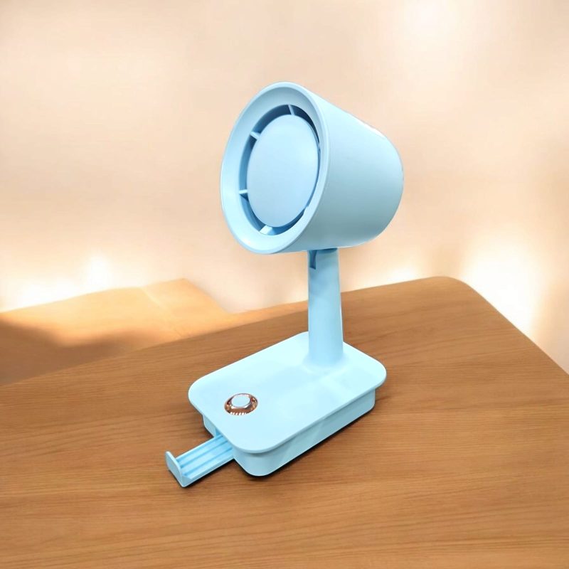 USB Rechargeable 3 speed Mini Portable Hand Fan With Noise Cancelling Design Battery Operated Personal Fan for Women, Office, Travel, Mini USB Desk Fan for Home, Kitchen, Dining Room - Image 3