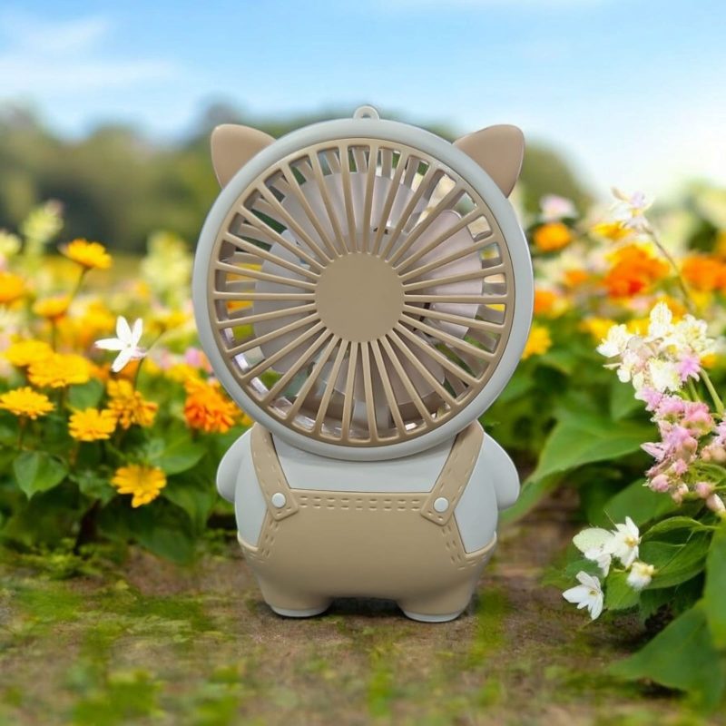 USB Rechargeable 3 speed Mini Portable Hand Fan With Noise Cancelling Design Battery Operated Personal Fan for Women, Office, Travel, Mini USB Desk Fan for Home, Kitchen, Dining Room - Image 3