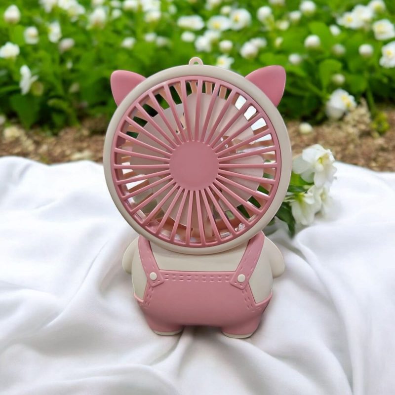 USB Rechargeable 3 speed Mini Portable Hand Fan With Noise Cancelling Design Battery Operated Personal Fan for Women, Office, Travel, Mini USB Desk Fan for Home, Kitchen, Dining Room - Image 4
