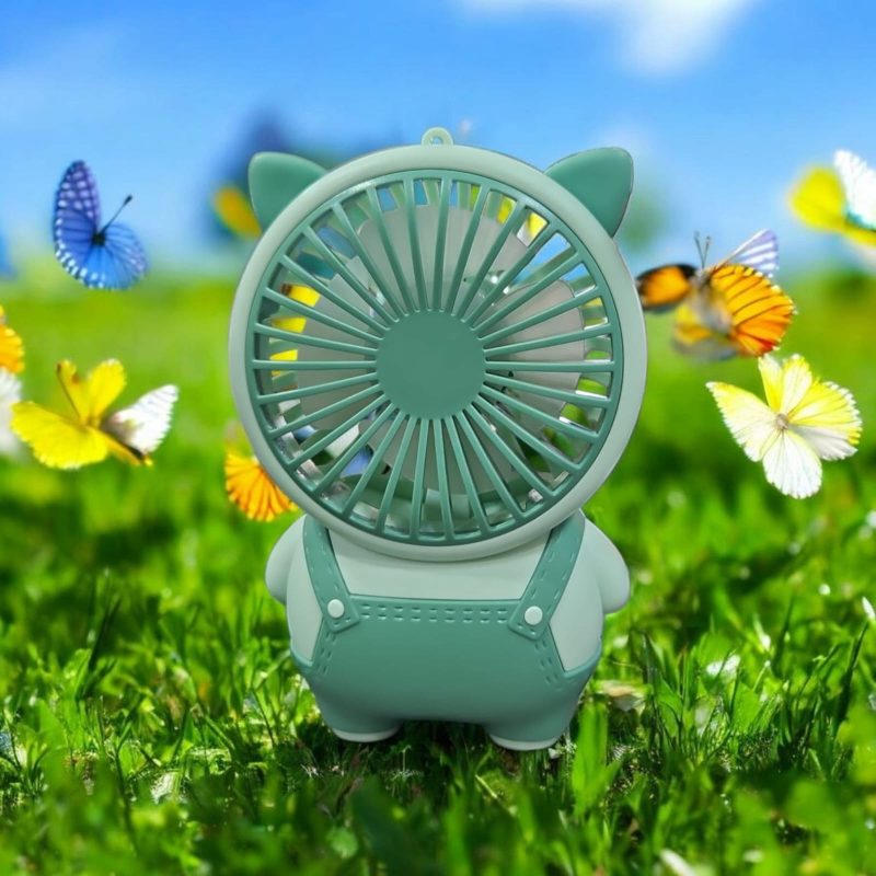 USB Rechargeable 3 speed Mini Portable Hand Fan With Noise Cancelling Design Battery Operated Personal Fan for Women, Office, Travel, Mini USB Desk Fan for Home, Kitchen, Dining Room - Image 2