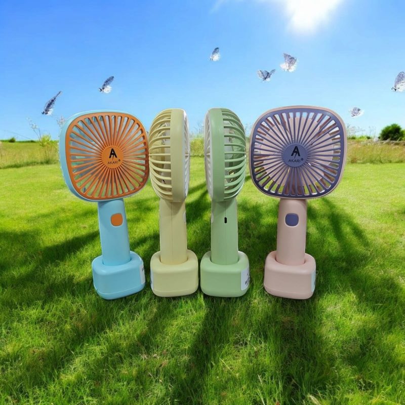 USB Rechargeable 3 speed Mini Portable Hand Fan With Noise Cancelling Design Battery Operated Personal Fan for Women, Office, Travel, Mini USB Desk Fan for Home, Kitchen, Dining Room