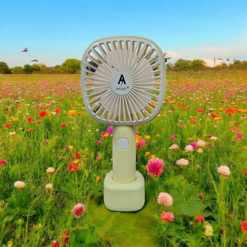 USB Rechargeable 3 speed Mini Portable Hand Fan With Noise Cancelling Design Battery Operated Personal Fan for Women, Office, Travel, Mini USB Desk Fan for Home, Kitchen, Dining Room - Image 5
