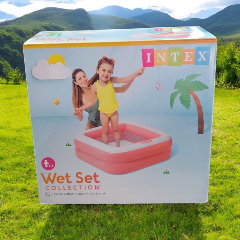 Premium INTEX bath Tub Inflatable Intex Pool square 86cm*86cm*25cm