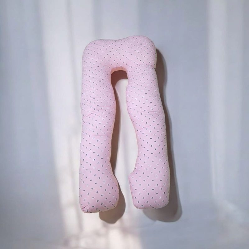 C Shaped Pregnancy Pillow | Maternity Pillow|100% Cotton Removable Covers| Pregnancy Sleeping Pillow - Image 2
