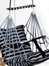 Baby Swing for Kids jhula 6 month-5 Years Swings Cradle Chair uyyala New Born Baby Gifts Foldable and Washable with Safety Belt, Home & Garden