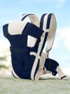 Baby Carrier for New Born | Baby Carry Bags for 0 to 2 Years | 4-in-1 Ergonomic Kangaroo Sling with Head Support, Breathable Fabric & Lumbar Support Belt to Prevent Back Pain